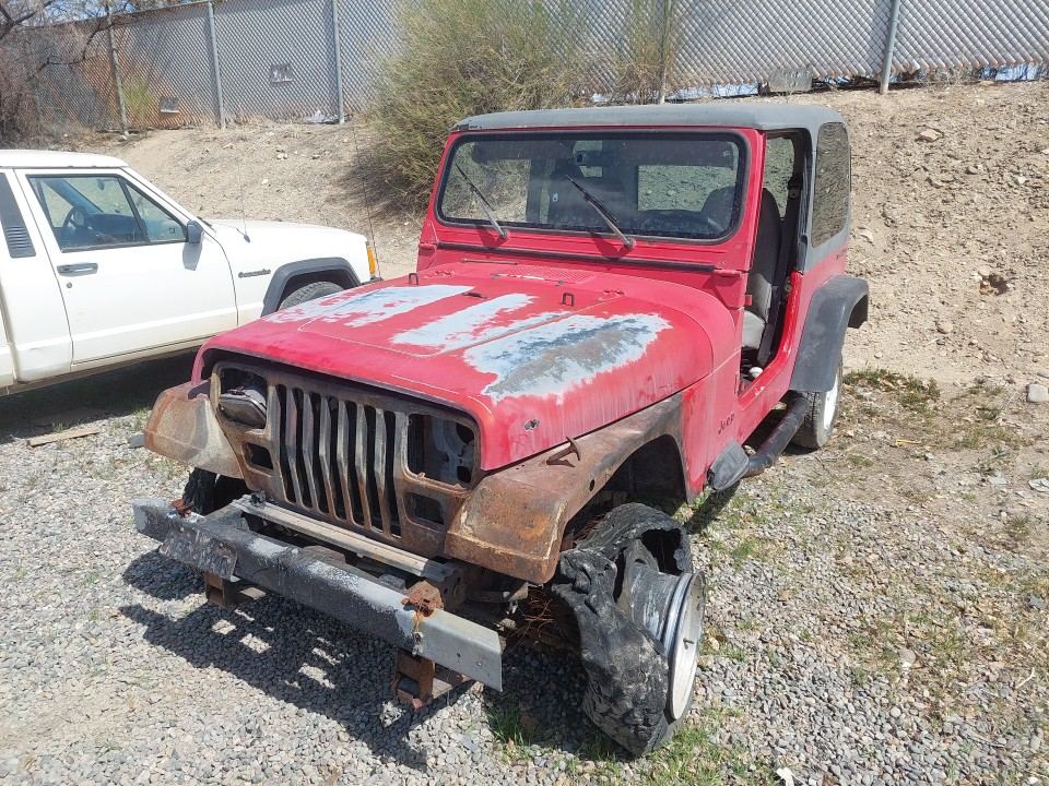 1987 Jeep Wrangler YJ Red, photo 1 of 8