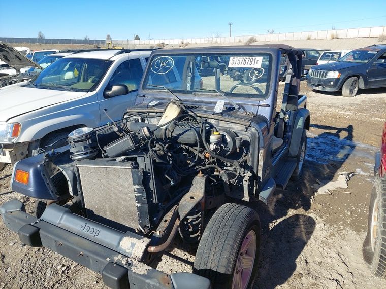 1999 Jeep Wrangler TJ Blue PCN