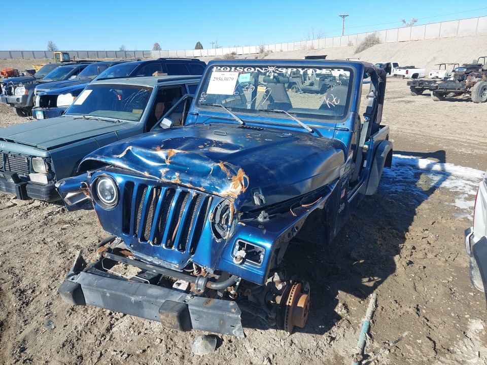 2001 Jeep Wrangler TJ 4.0L Manual Paint Code PBT, photo 1 of 14