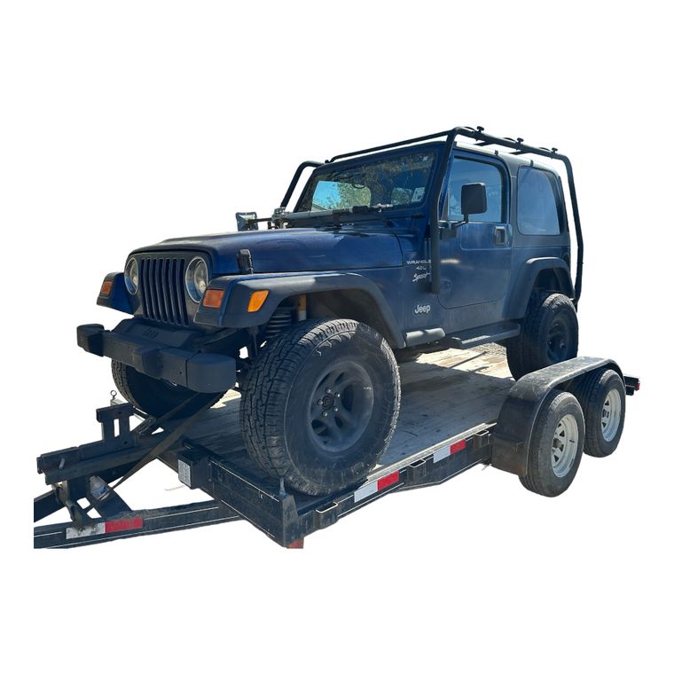 2001 Jeep Wrangler TJ 6 Cyl Engine Manual Transmission Patriotic Blue
