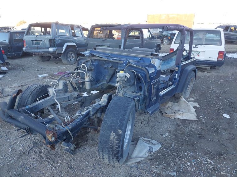 2002 Jeep Wrangler TJ Dark Blue Paint Code PBT